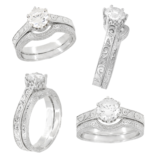 Engagement rings wedding bands