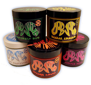 Dodo Juice's original 5 waxes are shown here. The line also includes Supernatural, Blue Velvet, Hard Candy, Rubbish Boy's, Doublewax and Diamond White waxes.