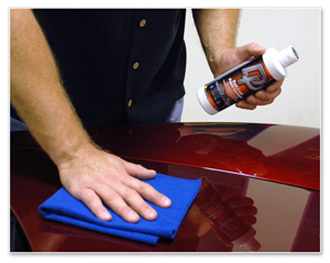 DP Poli-Coat Paint Sealant can be applied by hand or with a dual action polisher.
