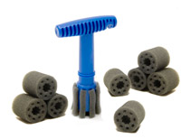 Recessed Wheel Lug Nut Cleaning & Polishing Brush