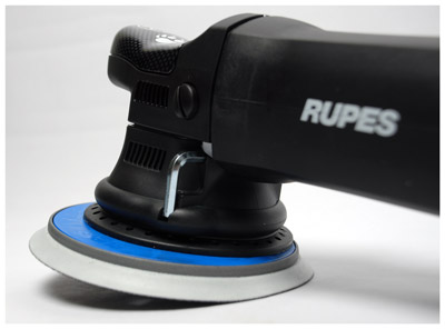 The Rupes LHR 21ES Big Foot Random Orbital Polisher is designed to accomodate a Rupes 7 inch foam pad