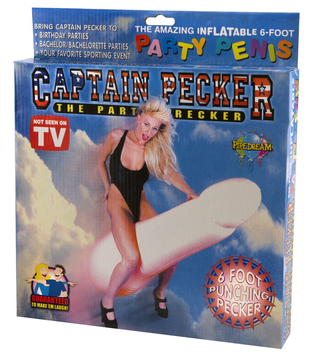Captain  Pecker - The 6 Foot Inflatable Penis by Bachelorette.com