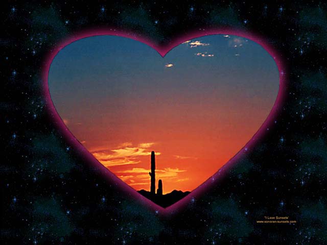 I Love Sunsets Tucson Arizona Wallpaper 640 x 480