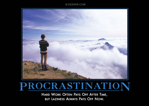 Procrastination Demotivator