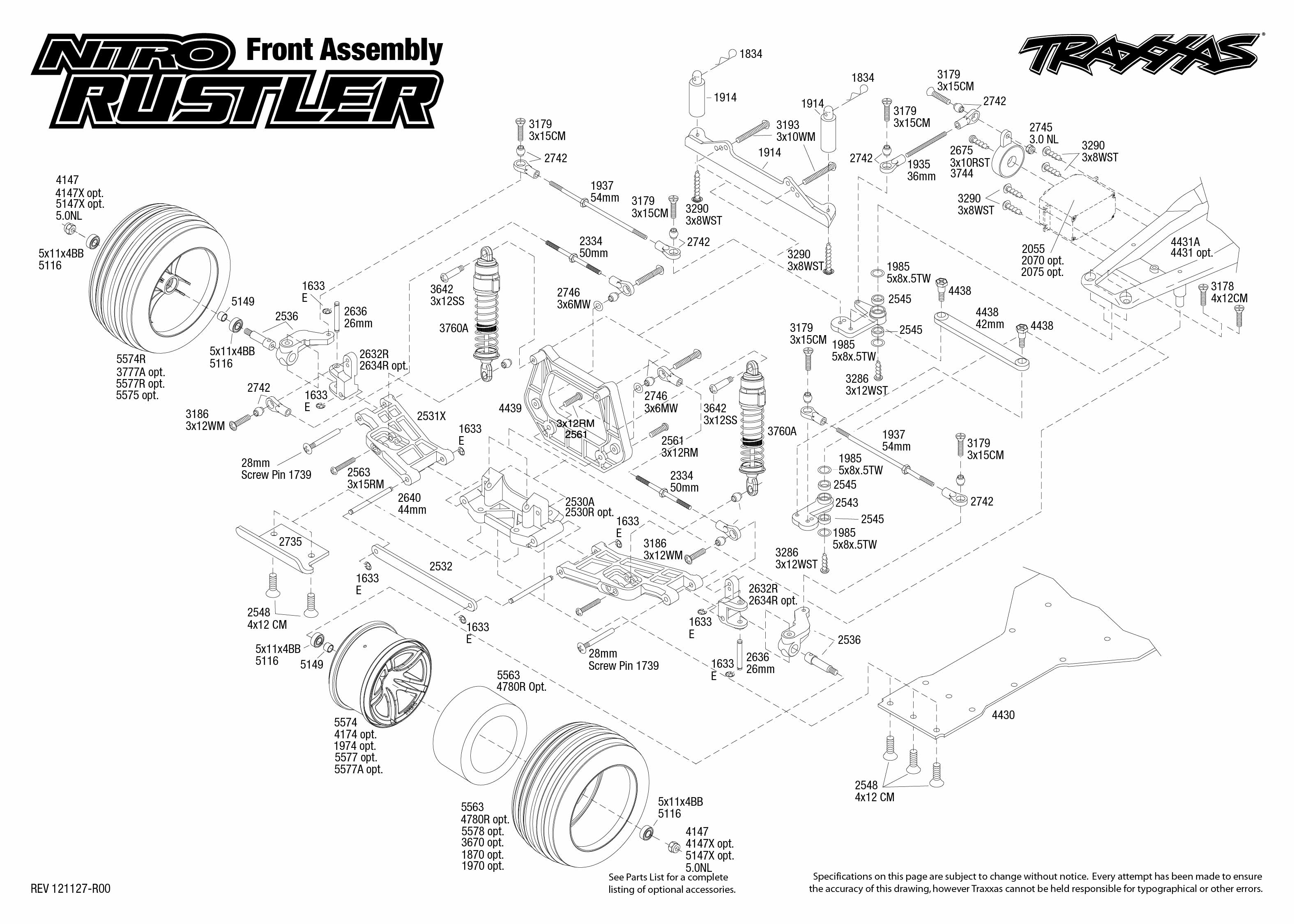 Traxxas 1/10 Scale 2WD Nitro Rustler Stadium Truck - 44094