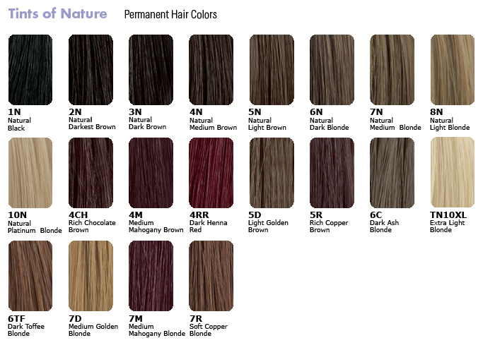 Description : 63 shades hair colour chart, three foldings, glossy lamination