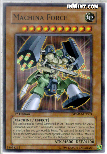 1st Edition Yu-gi-oh! Sdmm- En009 - Structure Deck:Machina Mayhem Common Machina Force
