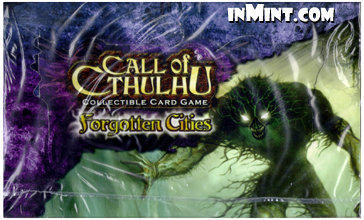 CALL OF CTHULHU CCG FORGOTTEN CITIES BOOSTER PACK-2006 SEALED H. P. LOVECRAFT 