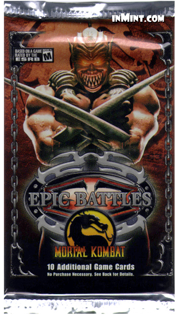 Round 1 Blister Card Booster Pks OSS Details about   Lot of 5 Epic Battles TCG  Mortal Kombat