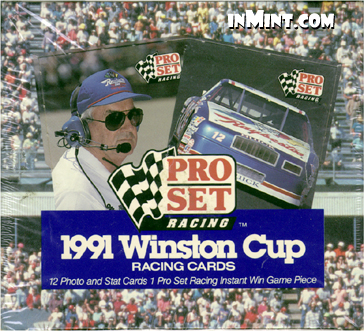 Winston  Auto Racing on Inmint Com   Nascar  1991 Pro Set Winston Cup Racing Cards Sealed Box