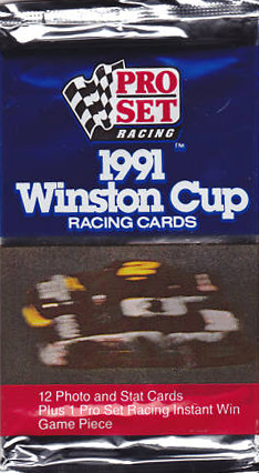 Winston  Auto Racing on Inmint Com   Nascar  1991 Pro Set Winston Cup Racing Cards Pack  12