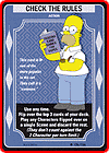 The Simpsons Trading Card Game Reverse