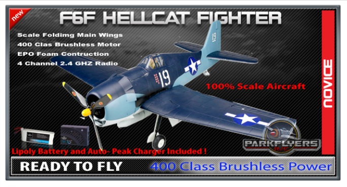 RC Hellcat Fighter Plane