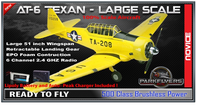 Parkflyers AT-6 Texan RC Plane