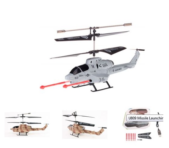 Missile Firing RC Helicopter