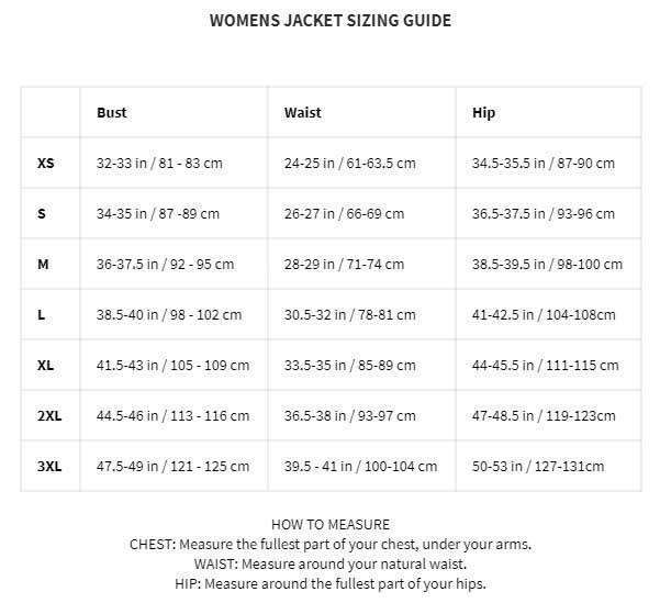 gobi-women-jacket-sizing-guide