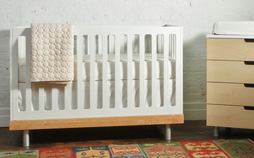 Modern Baby Cribs in Light Wood FREE SHIPPING