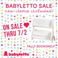 Free Alphabet Stroller Blanket with purchase of a Babyletto crib or set