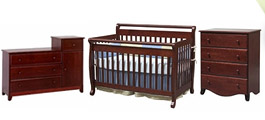 Nursery Crib Sets in Dark Wood | Simply Baby Furniture
