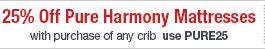 Pure Harmony 25% off Mattress Sale