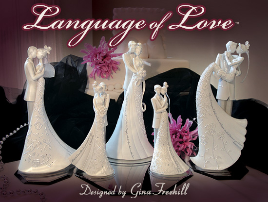  it 39s endless charm features Gina 39s popular wedding cake toppers