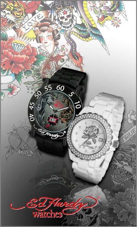 The exclusive selection of tattoo watches shown here are inspired by the 