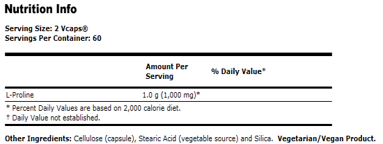 Резултат с изображение за NOW FOODS Proline 500 mg