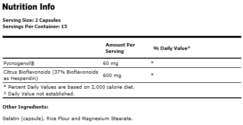 Резултат с изображение за NOW FOODS Pycnogenol 30 mg