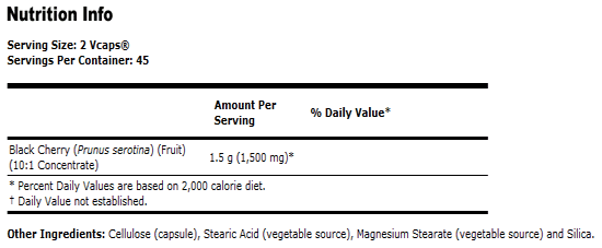 Резултат с изображение за NOW FOODS Black Cherry Extract 750 mg