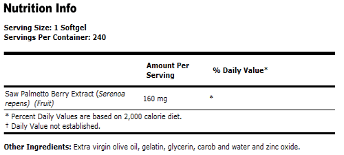 Резултат с изображение за NOW FOODS Saw Palmetto Extract 160 mg