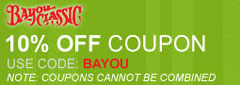 10% Off on All Bayou Classic Items