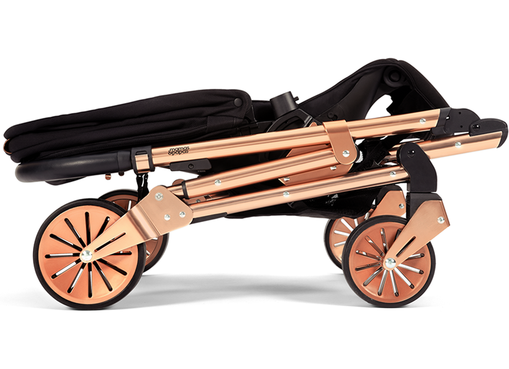 mamas and papas rose gold travel system