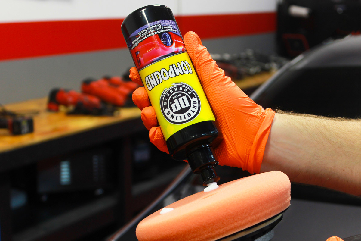 For best results, use a machine polisher to apply DP Compound.