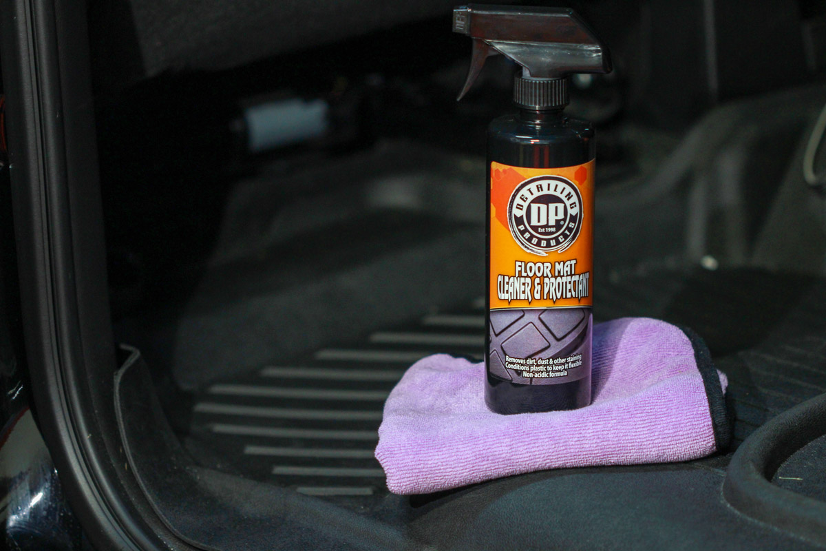 Make sure your feet stay neat with DP Floor Mat Cleaner & Protectant!