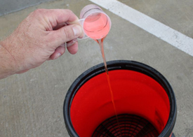 Pour 1-2 ounces of concentrate into a car wash bucket and then spray a heavy jet water to activate the suds.