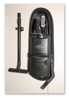 The Autobahn Garage Vac is like having a central vac without the construction!
