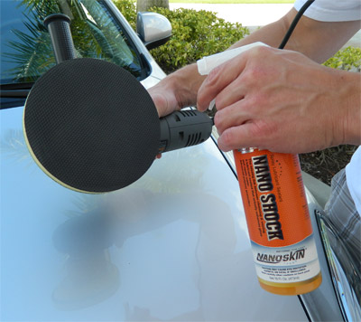 Only use an approved lubricant with the Nanoskin Autoscrub System.  Nanoskin Glide and Shock both work well