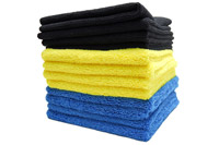 Color-Coded Microfiber Bulk Detailing Towel