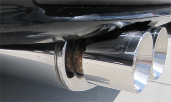 Griot's Garage Heavy Duty Metal Polish works well on exhaust tips and wheels.