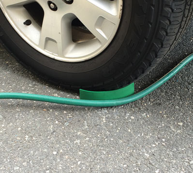 The Hose Slide makes washing your car less frustrating and more enjoyable!