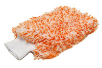 XtraFluff Orange Microfiber Wash Mitt
