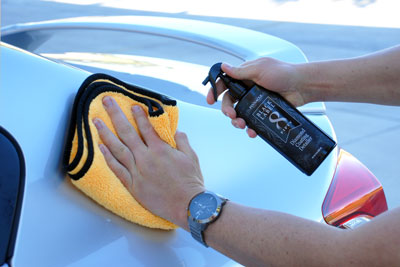 Black Label Diamond Coating Detailer removes light dust while amping up the shine of your coated vehicle!