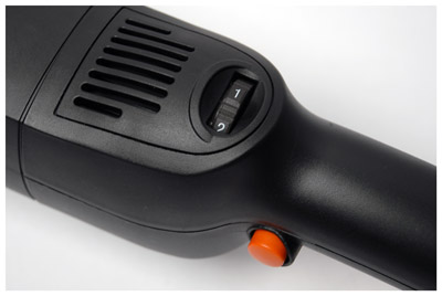 The Rupes LHR 15ES Big Foot Random Orbital Polisher features a variable speed trigger with lock