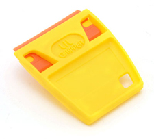 The ScrapeRite Razor Blade Holder makes it easy to grasp the blade for scraping, peeling, and cleaning.