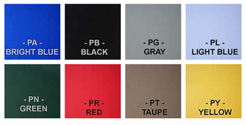 WeatherShield HP covers are available in eight vibrant colors.