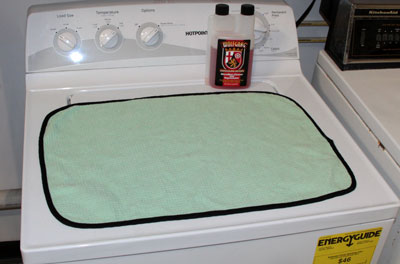 Wolfgang Microfiber Cleaner and Rejuvenator is safe for use in HE washing machines
