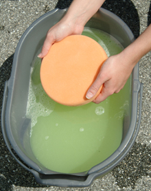Wolfgang Pad Werks Polishing Pad Revitalizer cleans and restores polishing pads.
