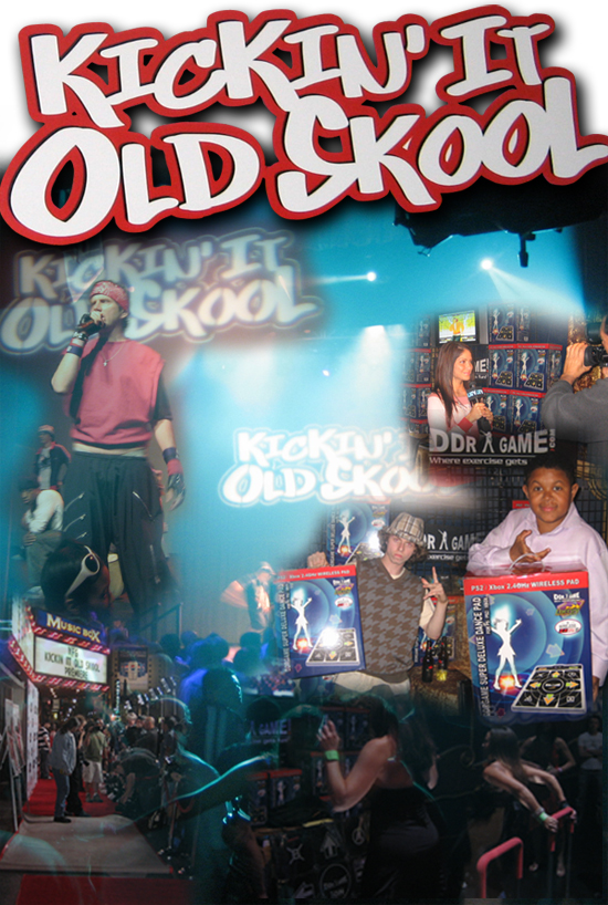 DDRgame at Kickin' It Old Skool Premiere