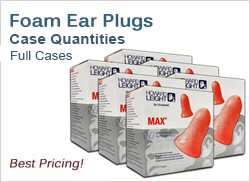 Foam Ear Plugs in Large Quantities (Boxes and Cases, Best Prices!)