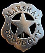 Dodge City Marshal Badge
